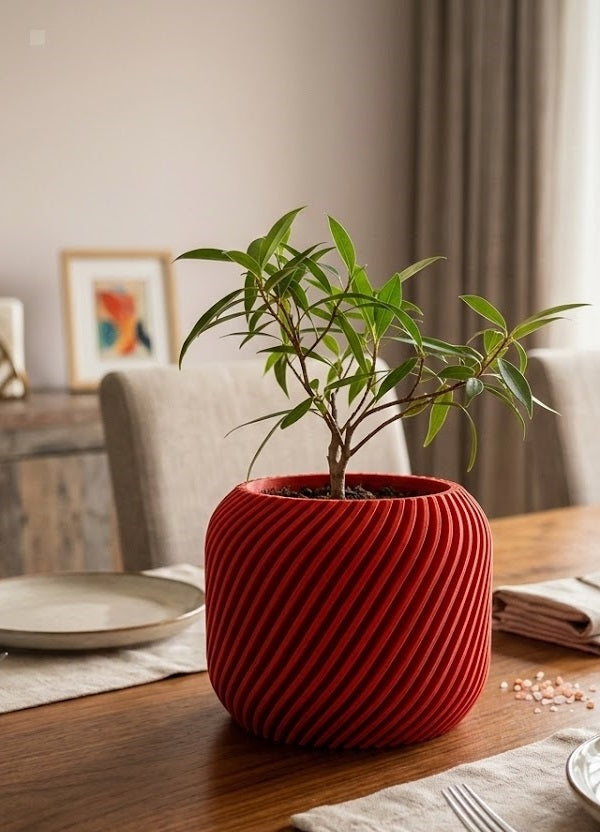Schräger Pflanztopf – 3D-Design trifft auf Perspektivwechsel