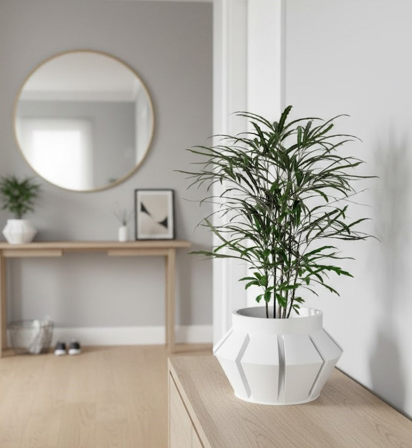 Erno 3D Pflanztopf – Geometrische Klarheit in innovativer Form