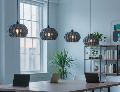 "Xiomu" Lampenschirm – Futuristisches Design mit organischer Struktur