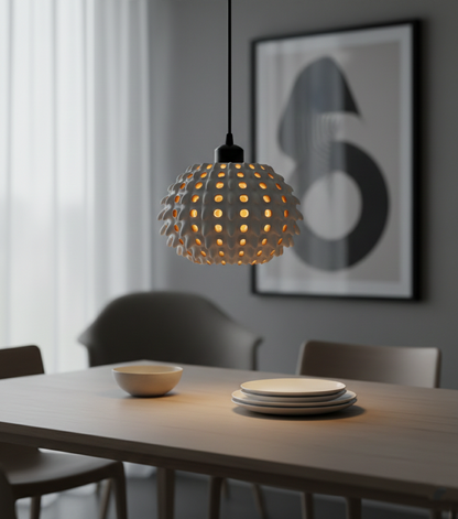 "Barnacle" Pendelleuchte – organisches Design mit markanter Struktur