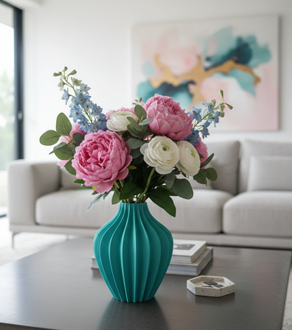 Vase „Darin-Vase“ – Eleganz in Bewegung