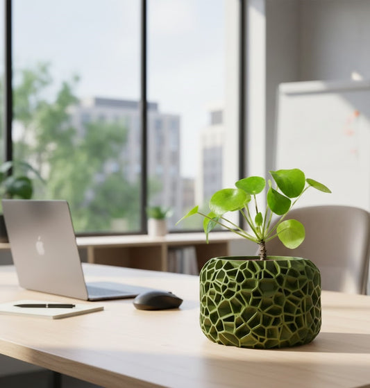 Der Vori – Organischer 3D-Pflanztopf im Voronoi-Look