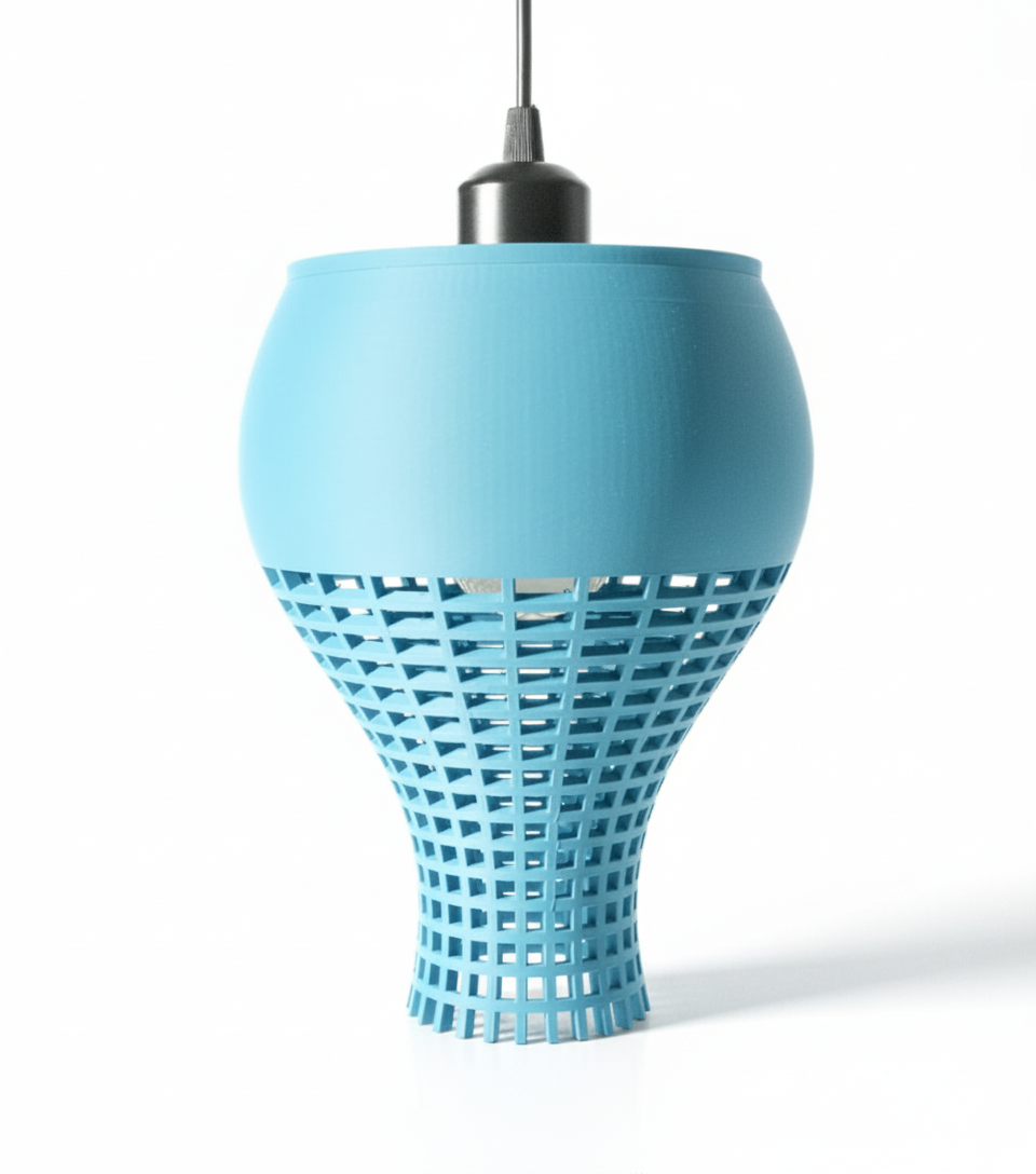 "Kata Pendelleuchte" – Modernes Design mit filigraner Gitterstruktur