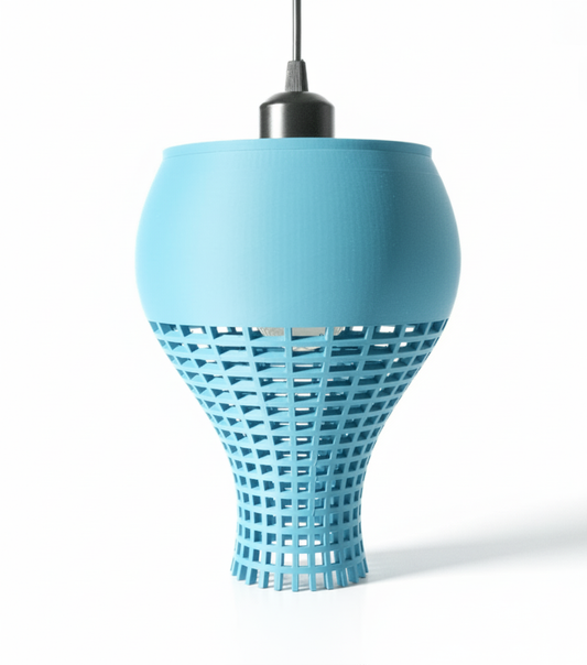 "Kata Pendelleuchte" – Modernes Design mit filigraner Gitterstruktur