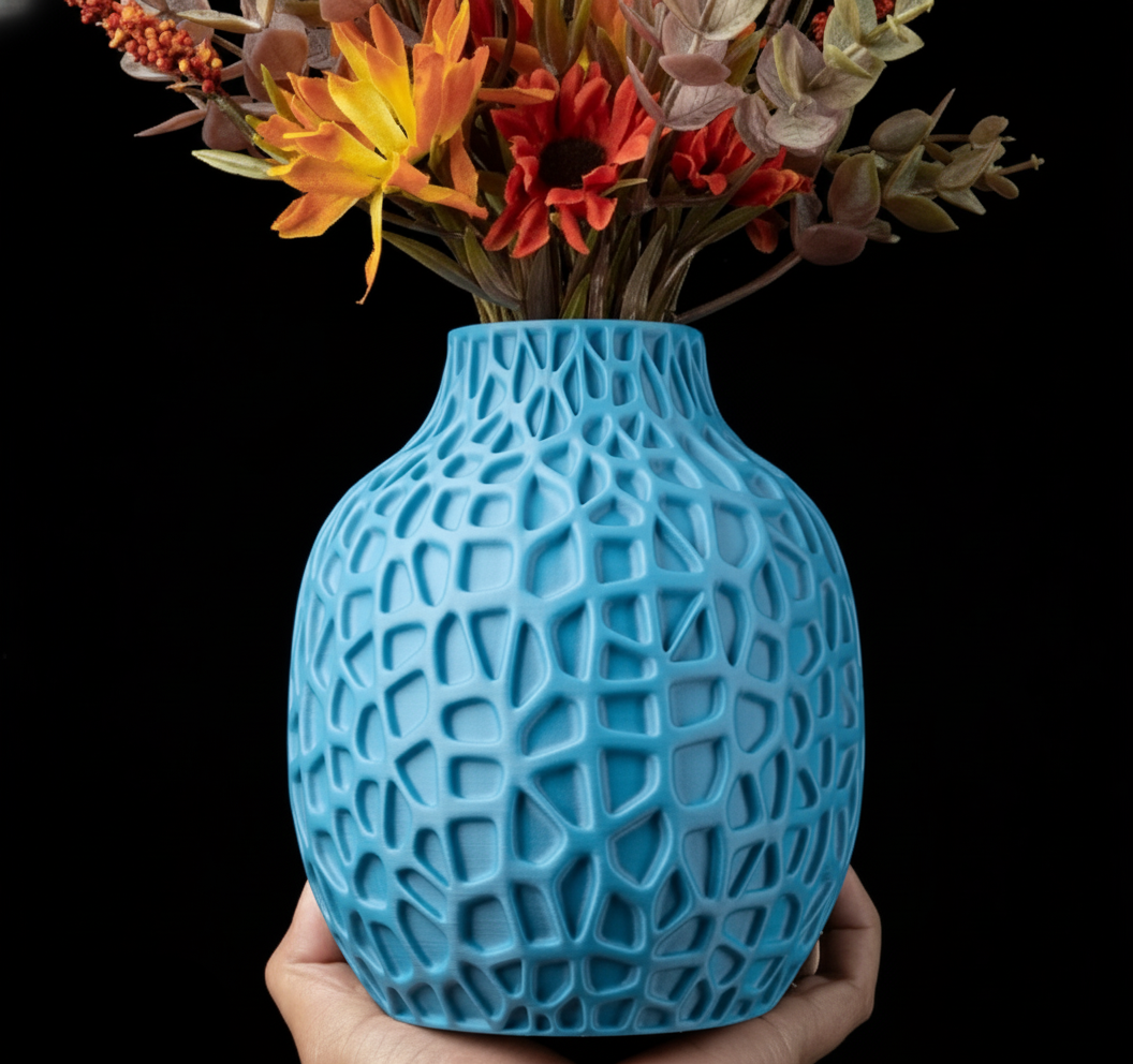 Vase "Lunex" – Kunstvoll gefertigt in steinähnlicher Optik