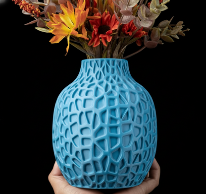 Vase "Lunex" – Kunstvoll gefertigt in steinähnlicher Optik