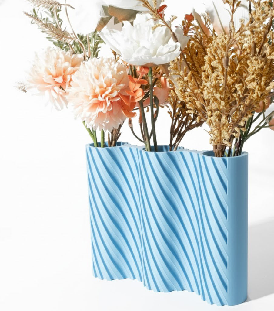 Vase „Bora Triple Vase“ – Stilvolle Struktur für mehr Blütenpracht