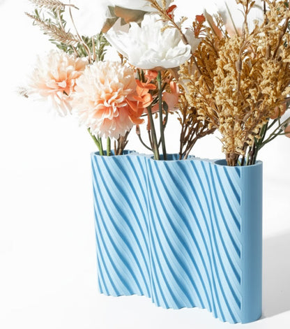 Vase „Bora Triple Vase“ – Stilvolle Struktur für mehr Blütenpracht