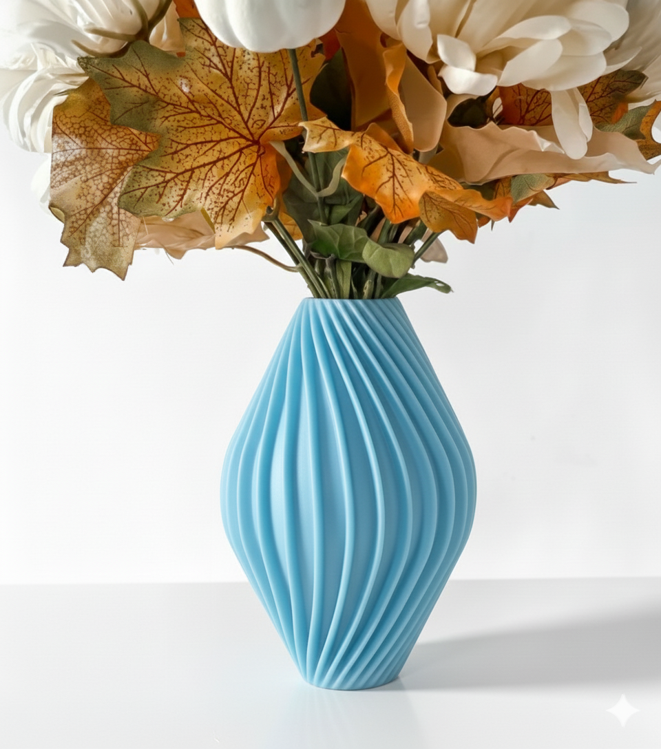 Vase „Vati-Vase“ – Organische Bewegung in skulpturalem Design