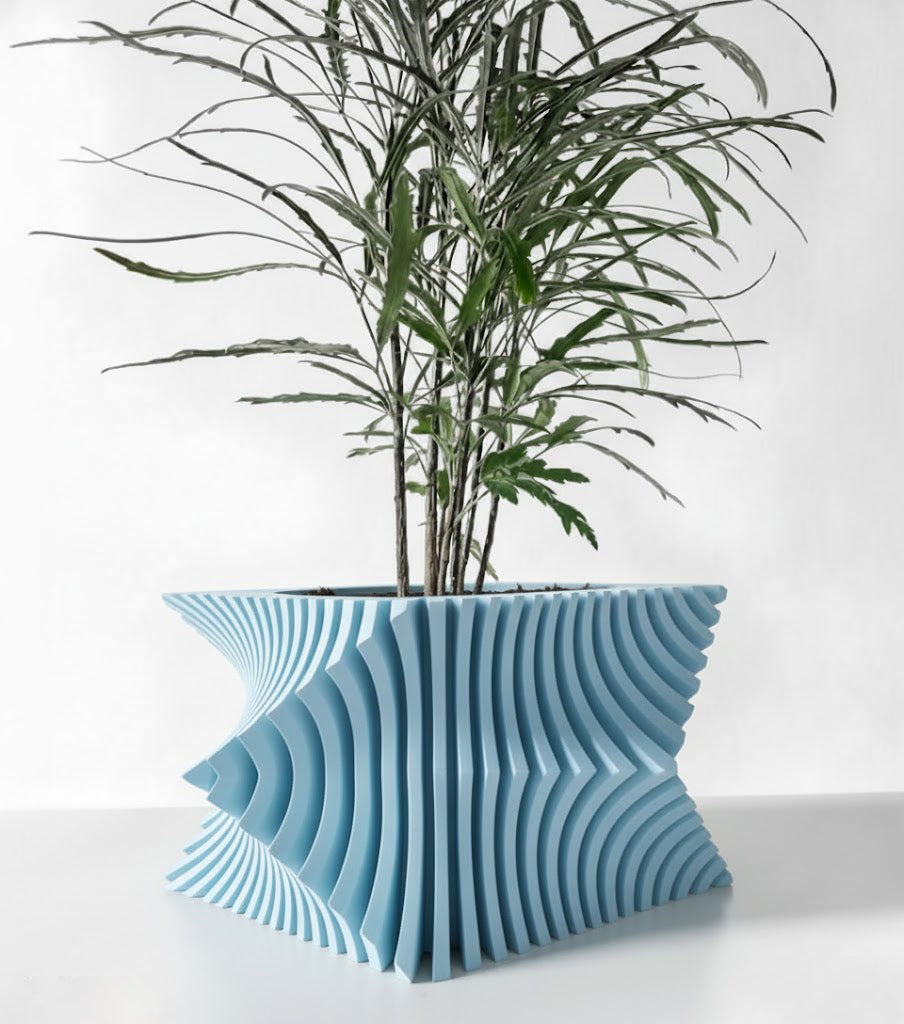 Anio – Der dynamisch verdrehte 3D Pflanztopf