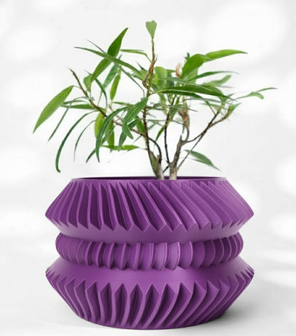 Der Jako – Futuristischer 3D-Pflanztopf mit rhythmischer Struktur