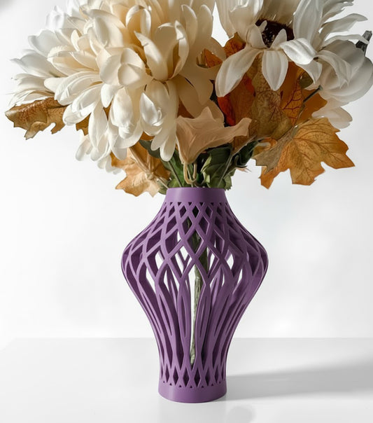 Vase „Alano-Vase“ – Eleganz im modernen Gitterdesign