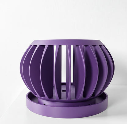 Rene Pflanztopf – Offener 3D-Orchideentopf mit integriertem Belüftungssystem und Abtropfschale