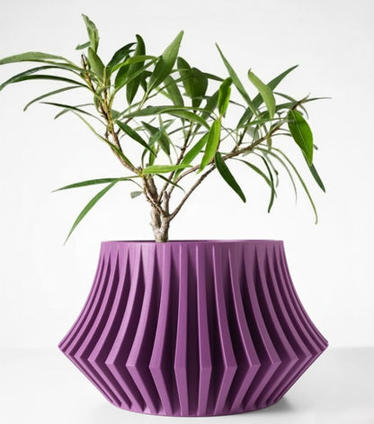 Der Jasen – Facettenreicher 3D-Pflanztopf mit architektonischem Fächerlook