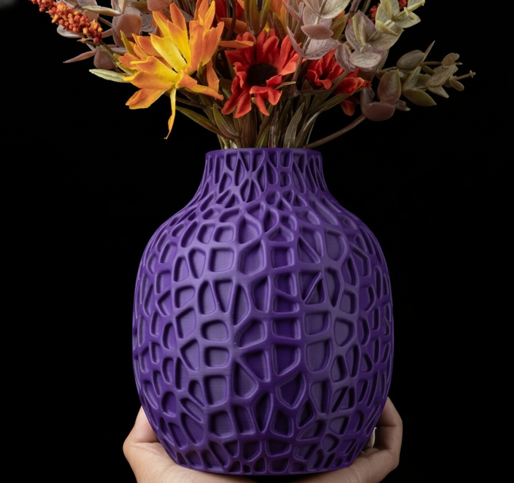 Vase "Lunex" – Kunstvoll gefertigt in steinähnlicher Optik