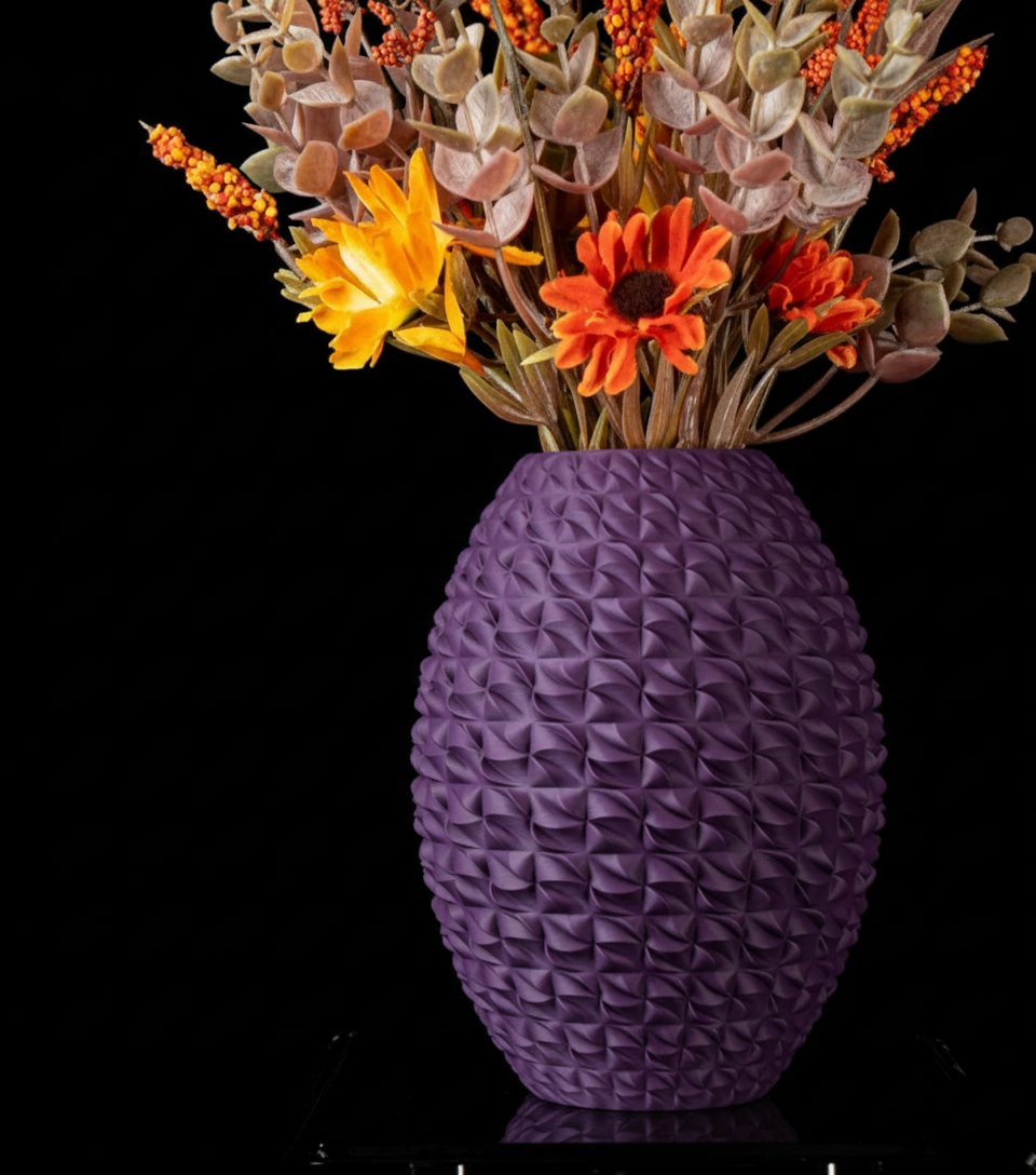 Vase "Sando" – Struktur trifft auf Eleganz