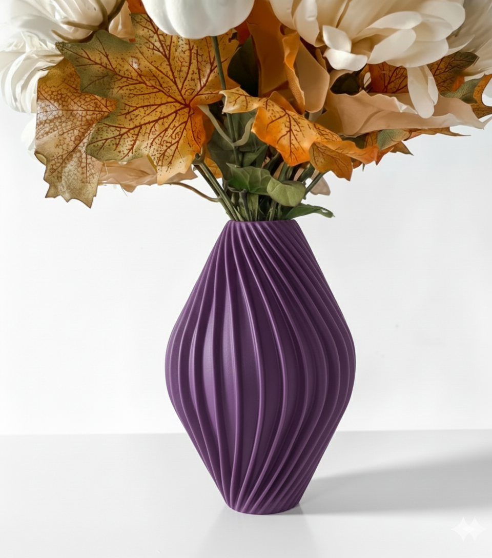 Vase „Vati-Vase“ – Organische Bewegung in skulpturalem Design