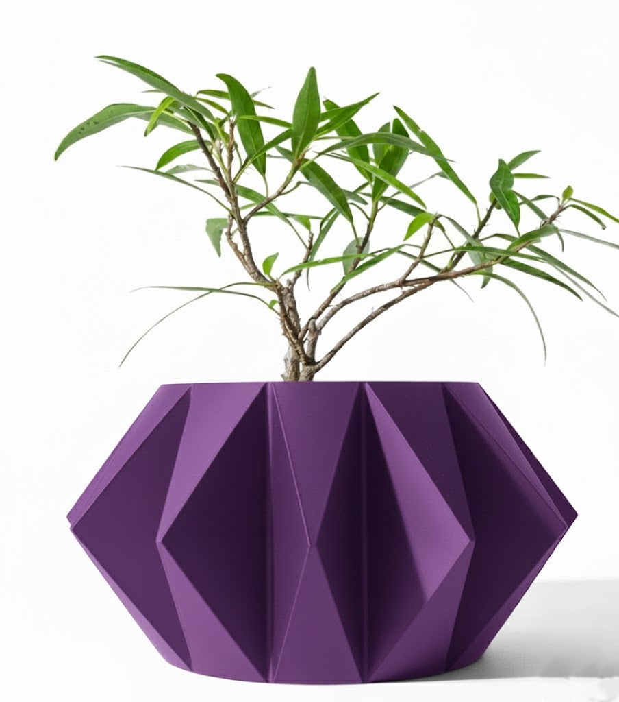Der Koni – Geometrischer 3D-Pflanztopf mit markanter Facettenstruktur