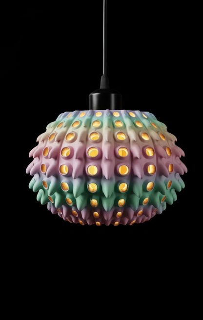 "Barnacle" Pendelleuchte – organisches Design mit markanter Struktur