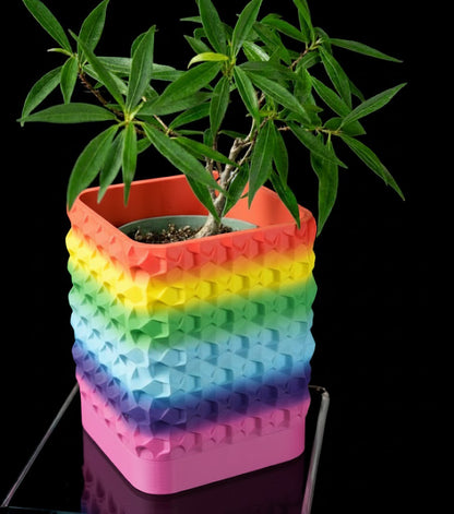 Rovi Square Planter Pot – Geometrie trifft Natur