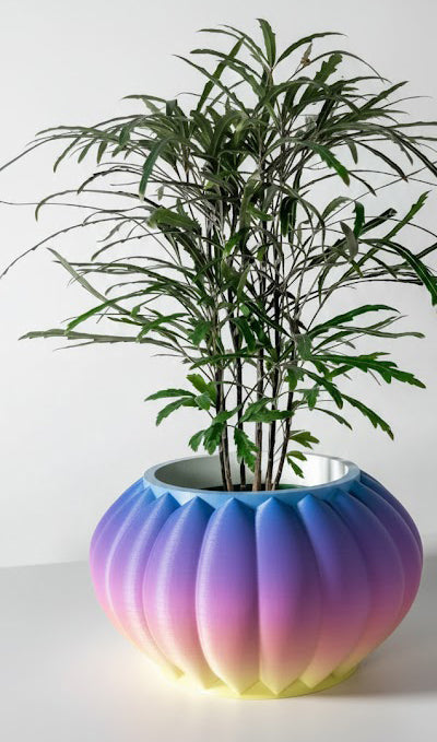 Bunos 3D Pflanztopf – Skulpturales Design für stilvolle Pflanzenpräsentation