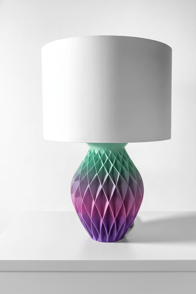 „Konio Tischleuchte – elegante 3D-Struktur für stilvolle Räume“