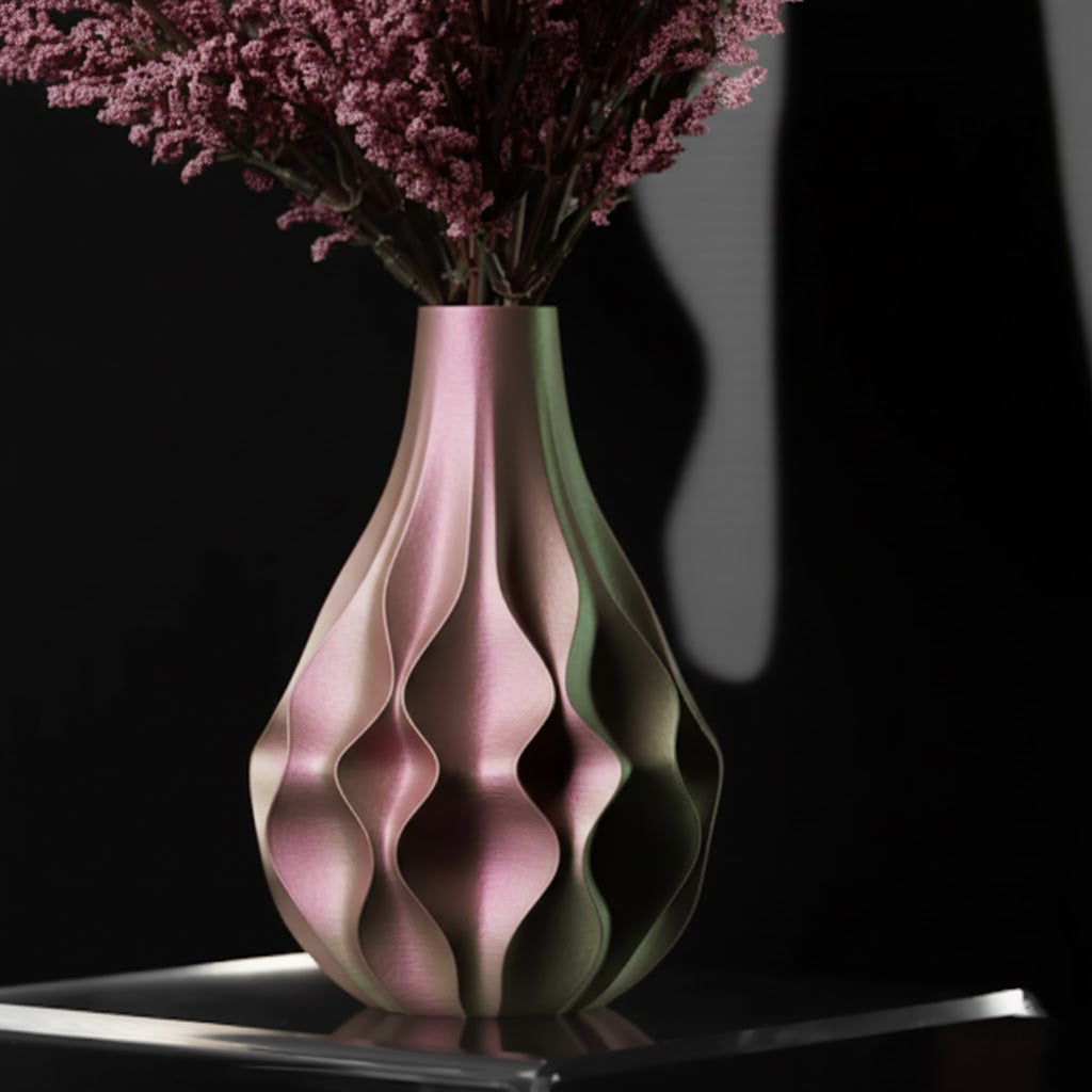 Vase" Abyssal Flower"  – Tiefenstruktur für starke Akzente