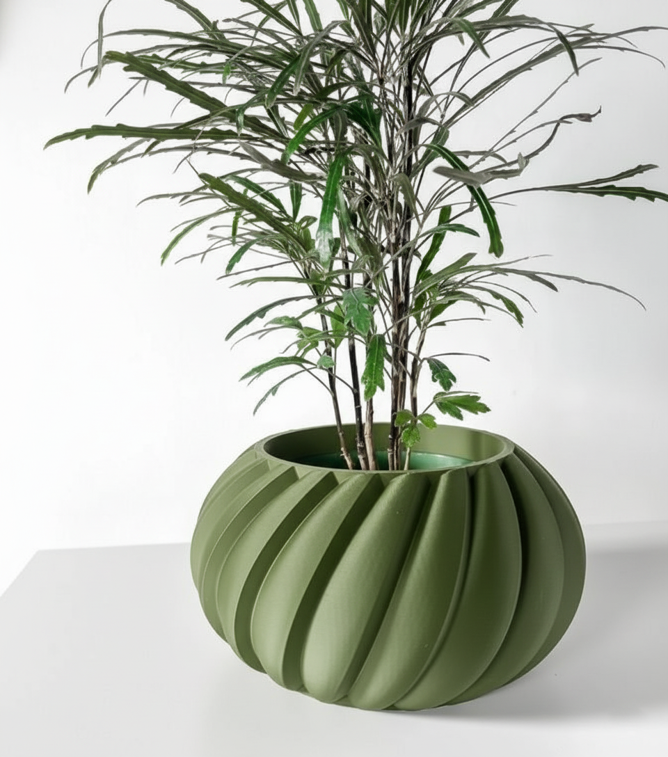 Oro 3D Pflanztopf – Dynamische Form trifft modernes Design