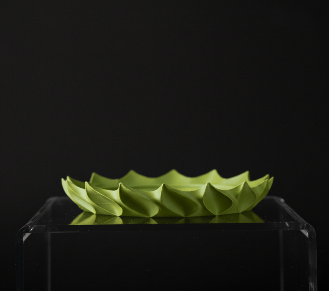 "Gedrehter" Untersetzer – Funktion trifft auf Design