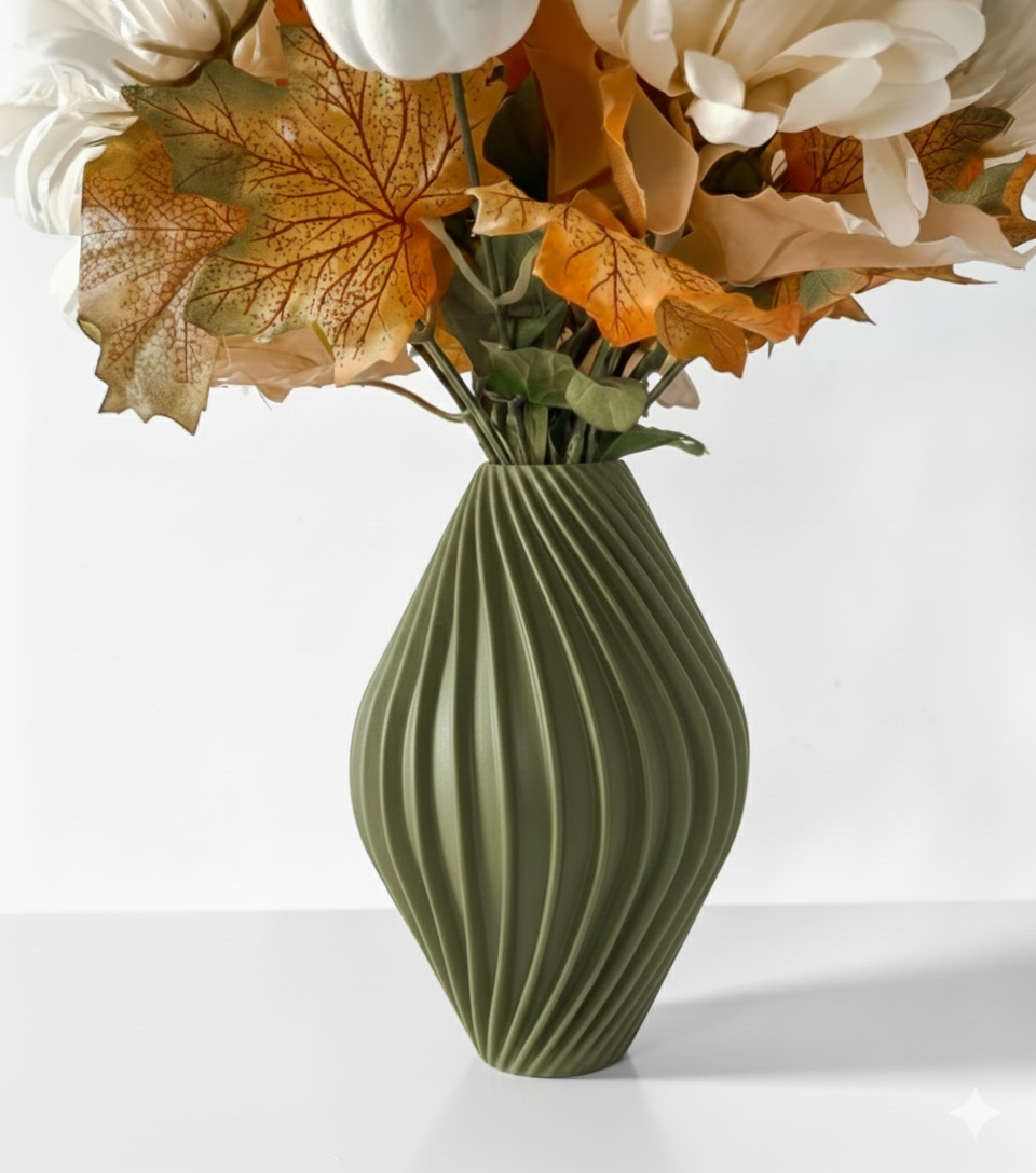 Vase „Vati-Vase“ – Organische Bewegung in skulpturalem Design