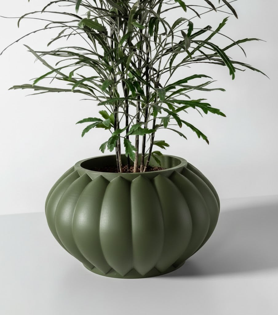 Bunos 3D Pflanztopf – Skulpturales Design für stilvolle Pflanzenpräsentation