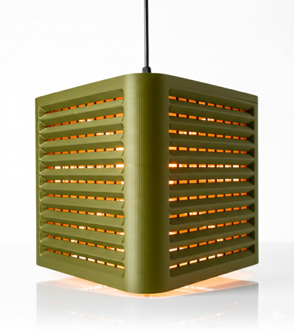 "Coro" – 3D-gedruckte Designleuchte mit klarer Linienführung und moderner Struktur