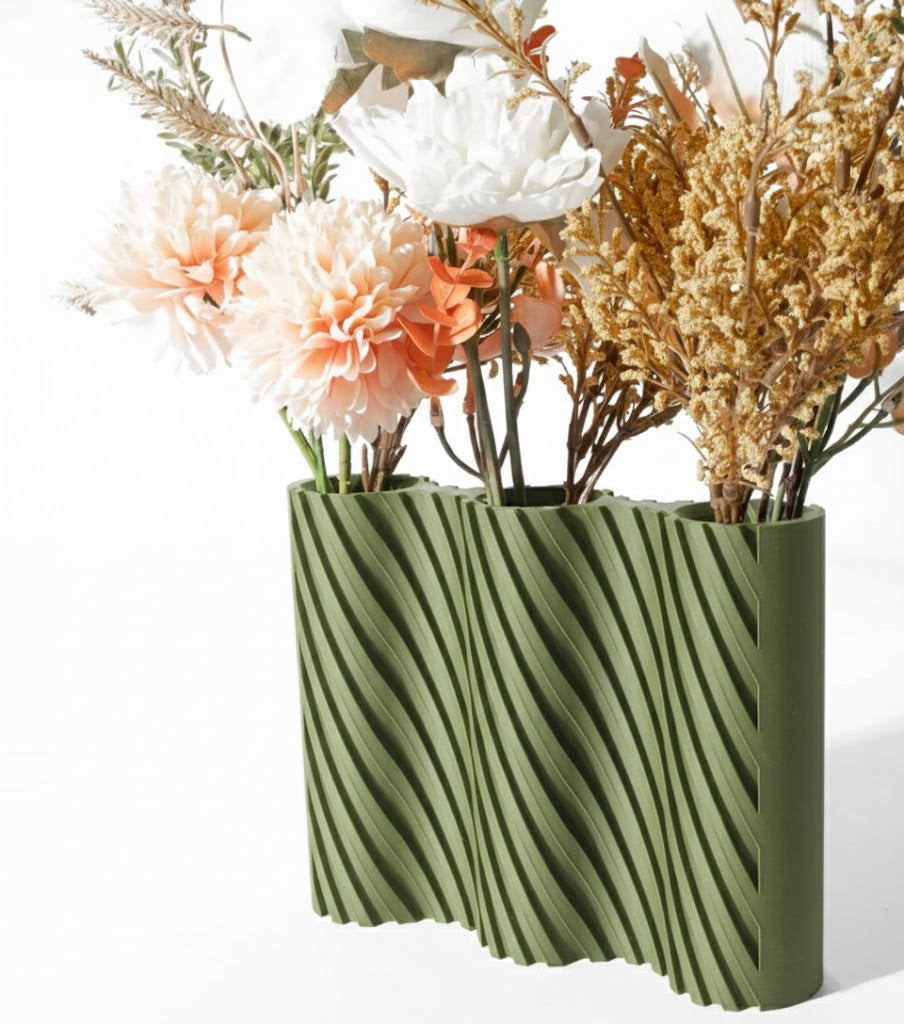 Vase „Bora Triple Vase“ – Stilvolle Struktur für mehr Blütenpracht