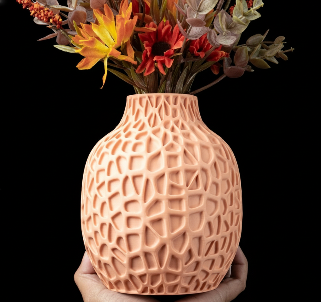 Vase "Lunex" – Kunstvoll gefertigt in steinähnlicher Optik