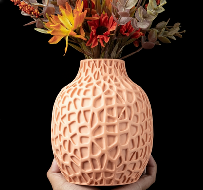 Vase "Lunex" – Kunstvoll gefertigt in steinähnlicher Optik