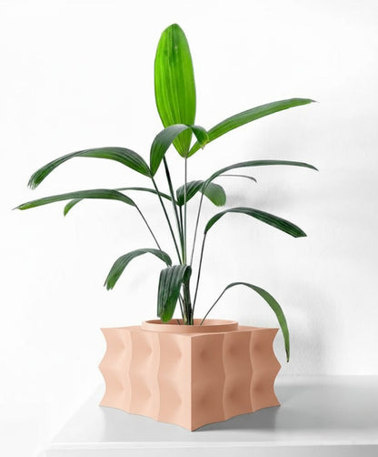 Averth Pflanztopf – Kubische Wellen mit Charakter