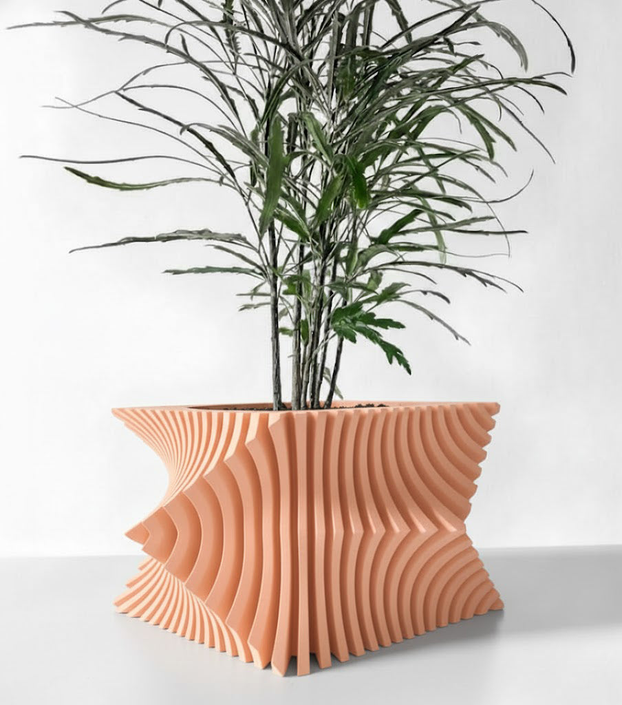 Anio – Der dynamisch verdrehte 3D Pflanztopf