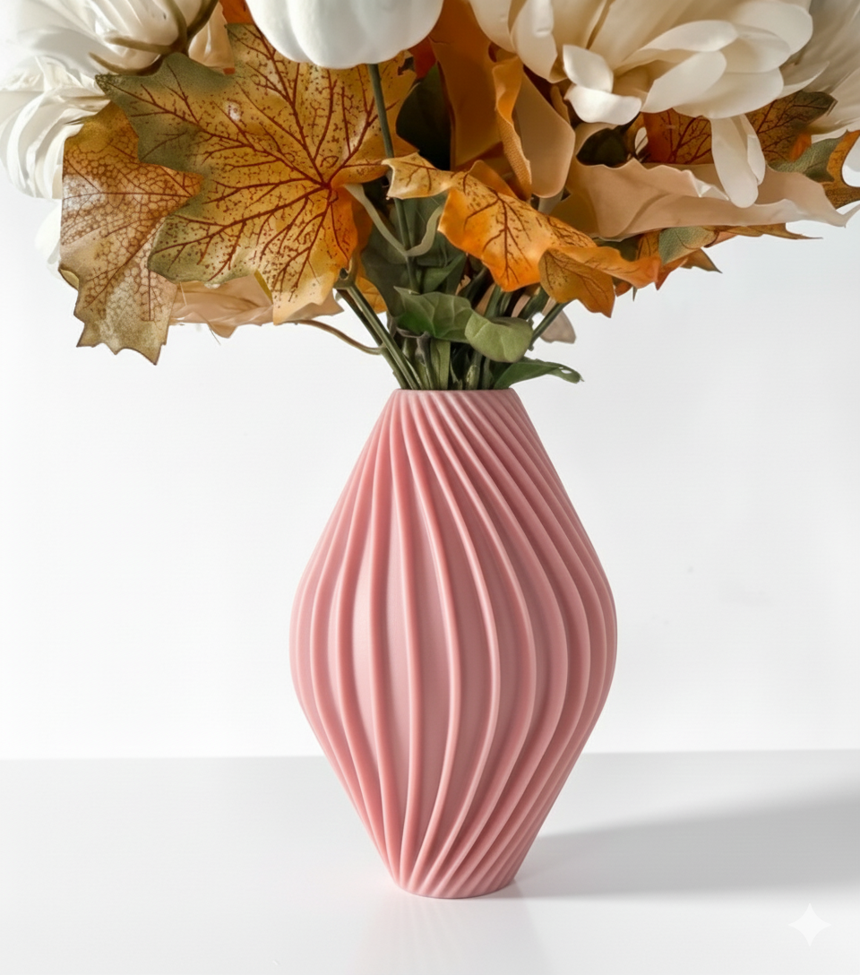 Vase „Vati-Vase“ – Organische Bewegung in skulpturalem Design