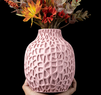 Vase "Lunex" – Kunstvoll gefertigt in steinähnlicher Optik