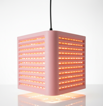 "Coro" – 3D-gedruckte Designleuchte mit klarer Linienführung und moderner Struktur