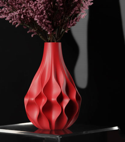 Vase" Abyssal Flower"  – Tiefenstruktur für starke Akzente