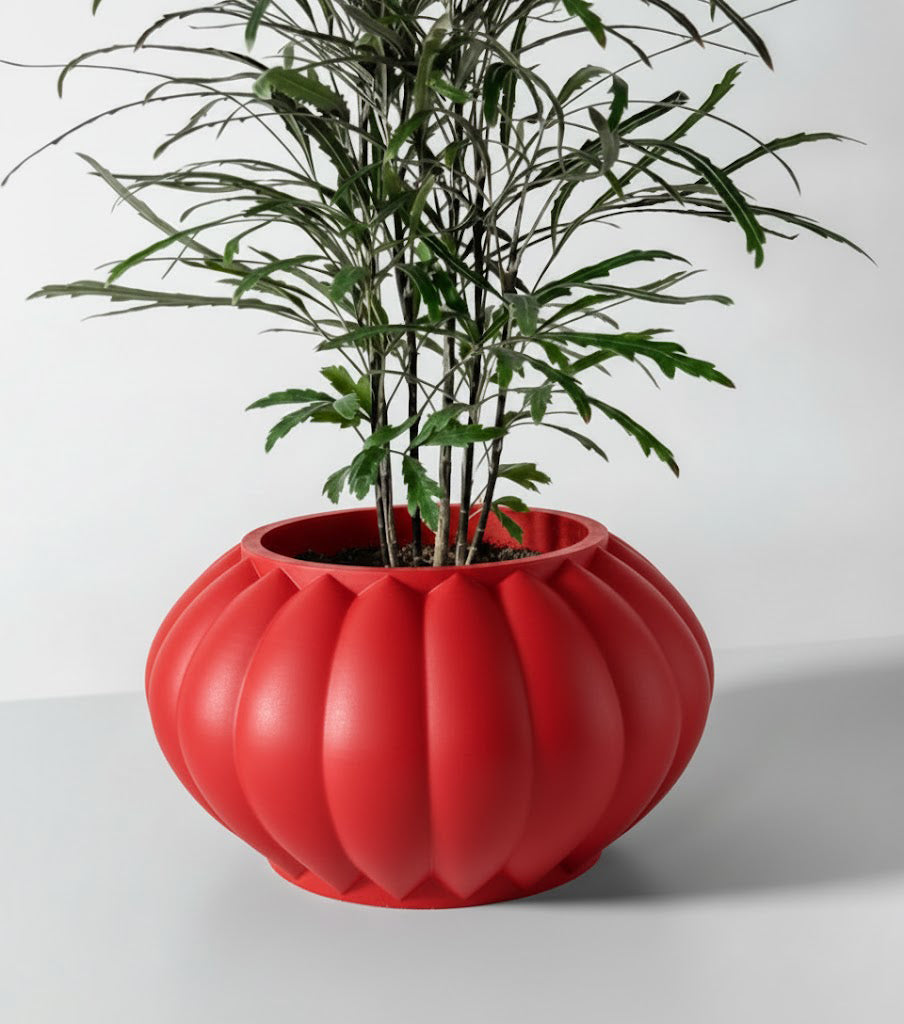 Bunos 3D Pflanztopf – Skulpturales Design für stilvolle Pflanzenpräsentation