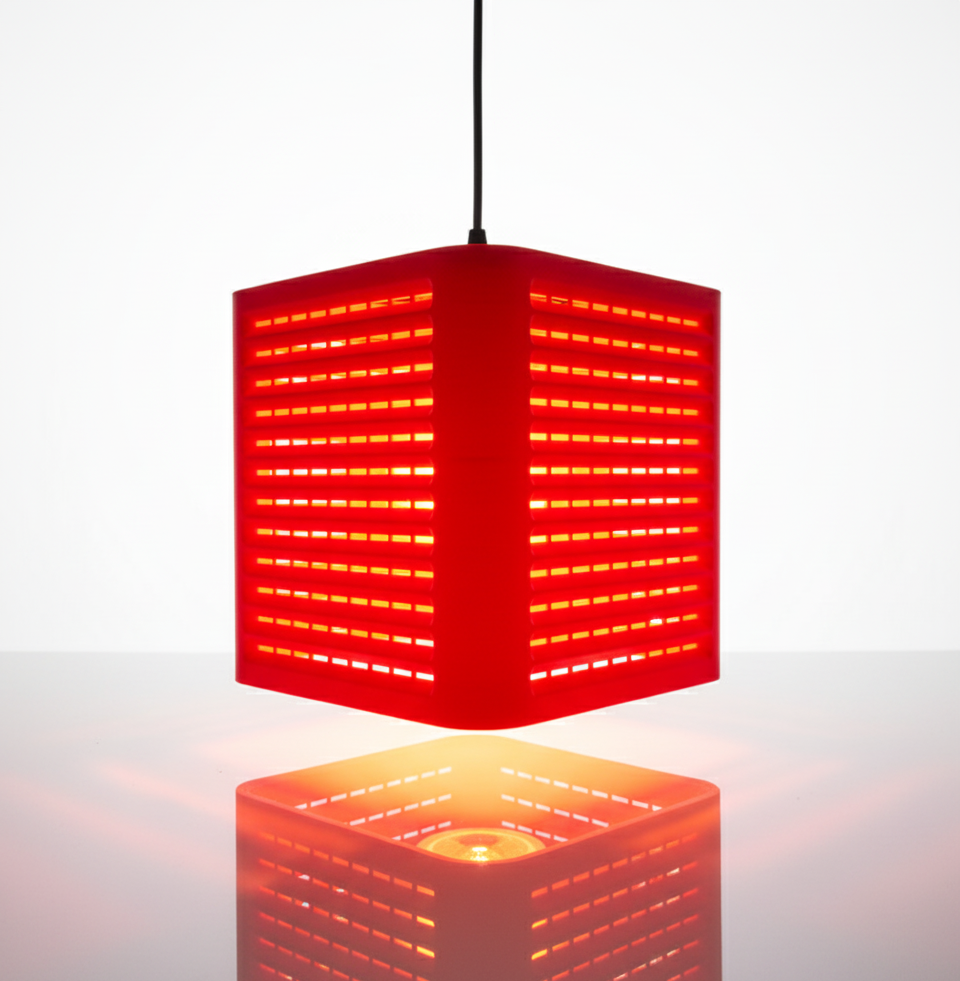 "Coro" – 3D-gedruckte Designleuchte mit klarer Linienführung und moderner Struktur