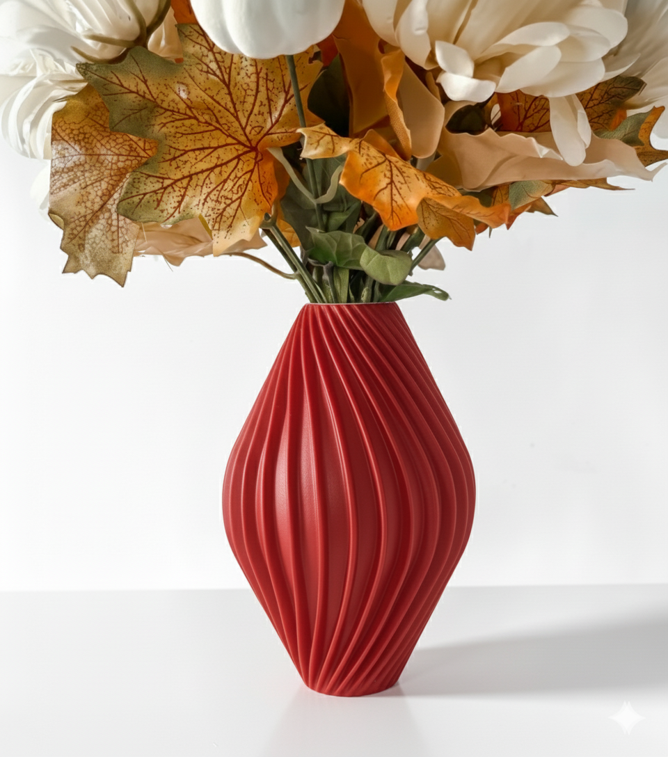 Vase „Vati-Vase“ – Organische Bewegung in skulpturalem Design