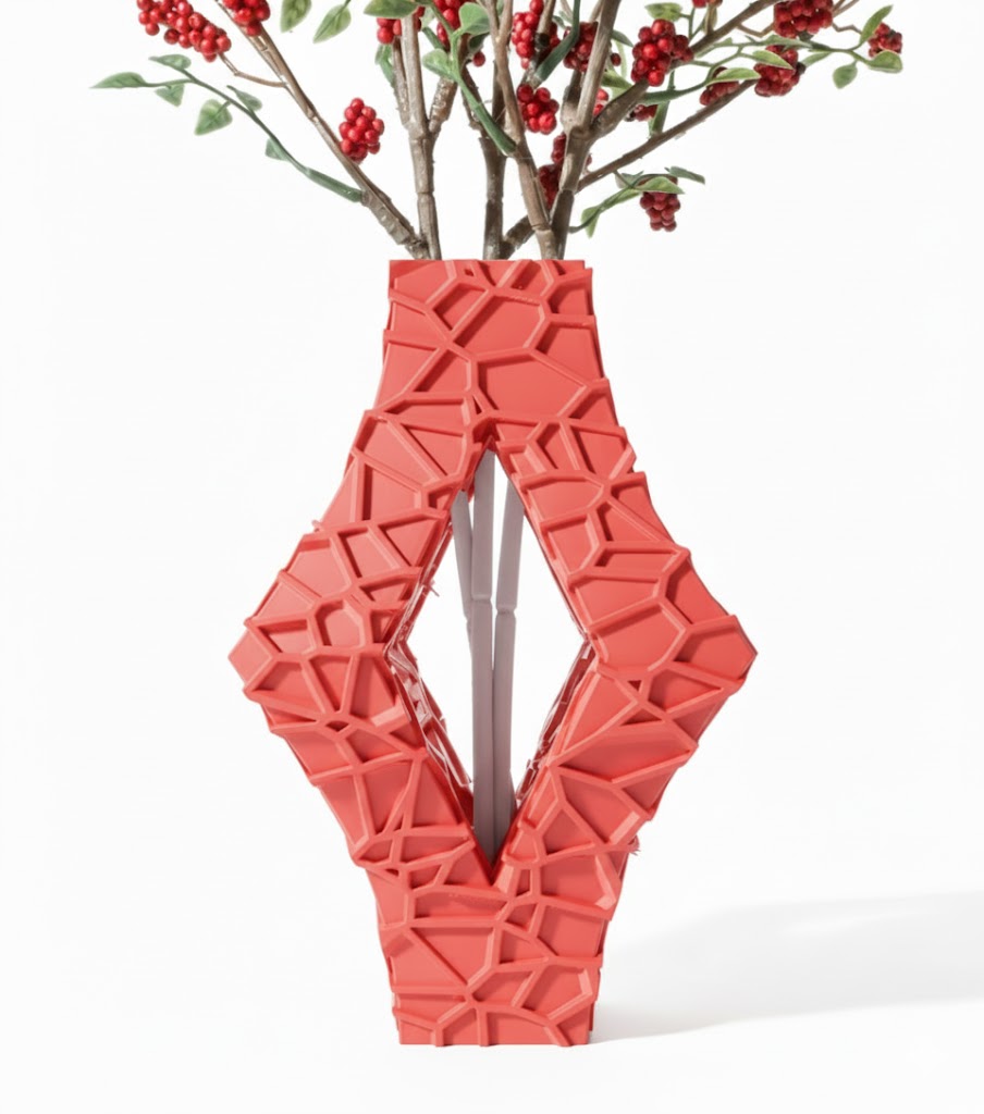 Vase „Avari-Vase“ – Geometrie trifft auf Eleganz