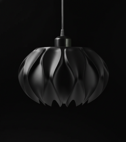 "Abyssal" Pendelleuchte – skulpturales Lichtobjekt mit organischem Charakter