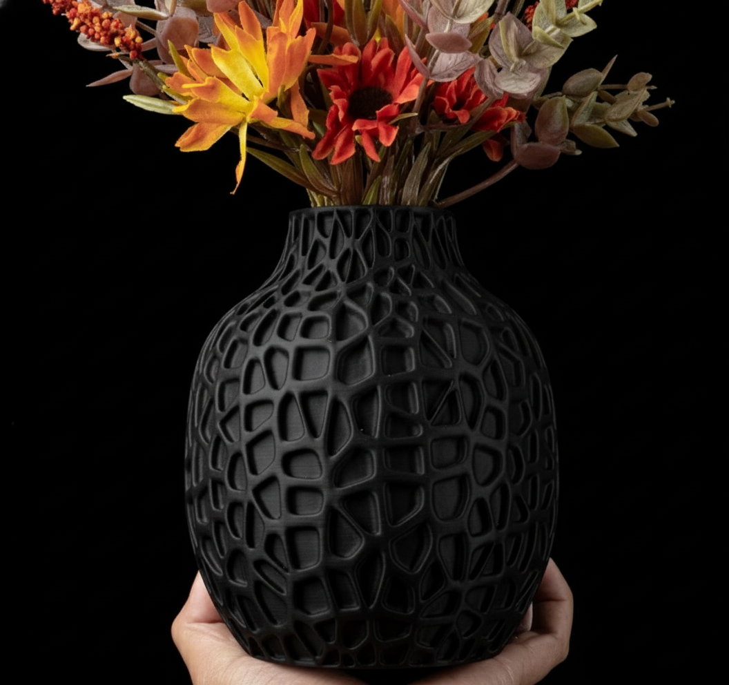 Vase "Lunex" – Kunstvoll gefertigt in steinähnlicher Optik