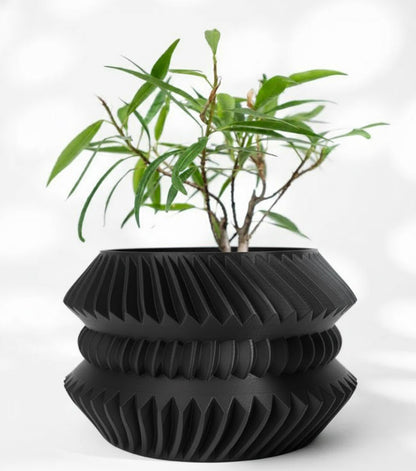 Der Jako – Futuristischer 3D-Pflanztopf mit rhythmischer Struktur