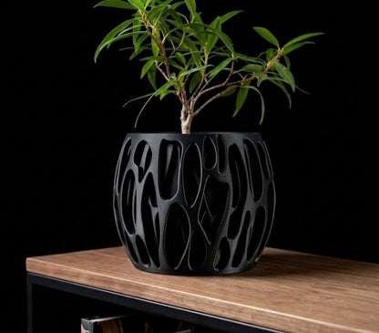Schleim – Organische 3D-Form in geschlossener Eleganz