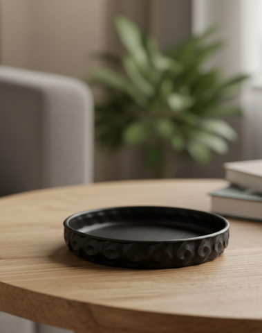 Pflanztopfuntersetzer Hexa – geometrisch, modern, zeitlos